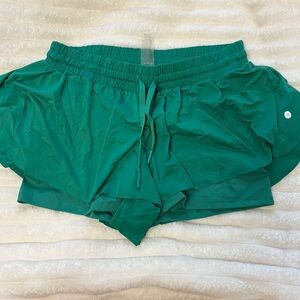 Vibrant Green Women's Athletic Shorts